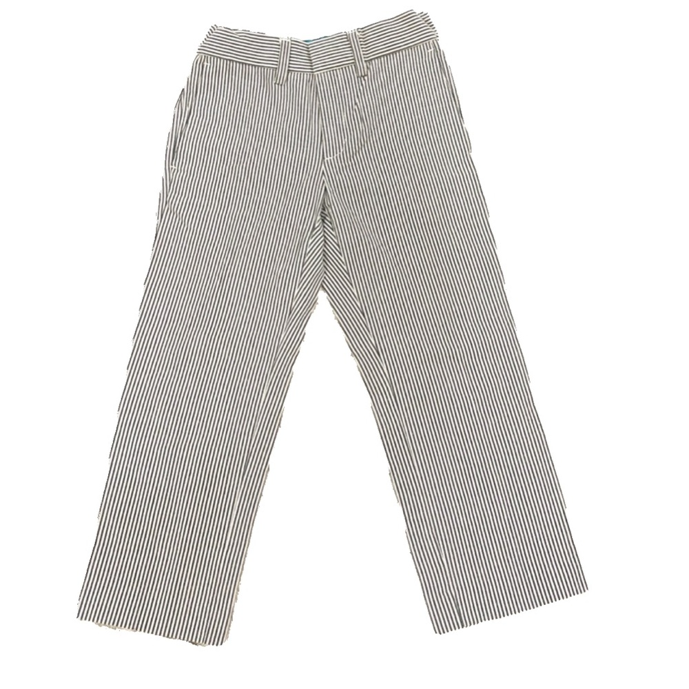 J.Crew Crewcuts Ludlow Boys Seersucker Suit Set Blazer & Pants Size 3 - Picture 2 of 3